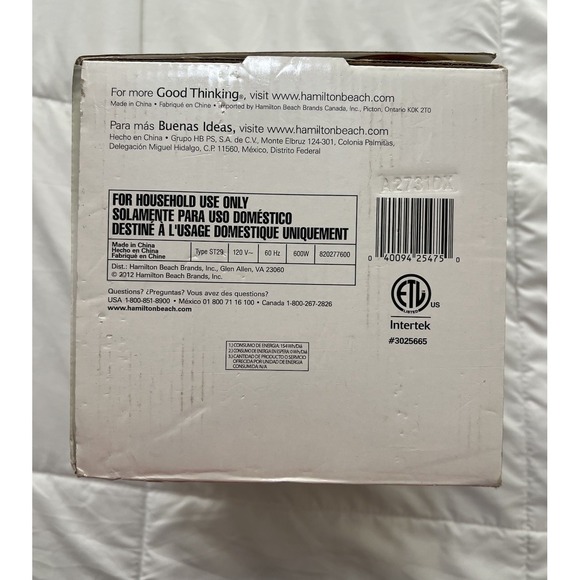 Hamilton Beach Breakfast Sandwich Maker Quick and Easy with Timer New In Box - Picture 8 of 8